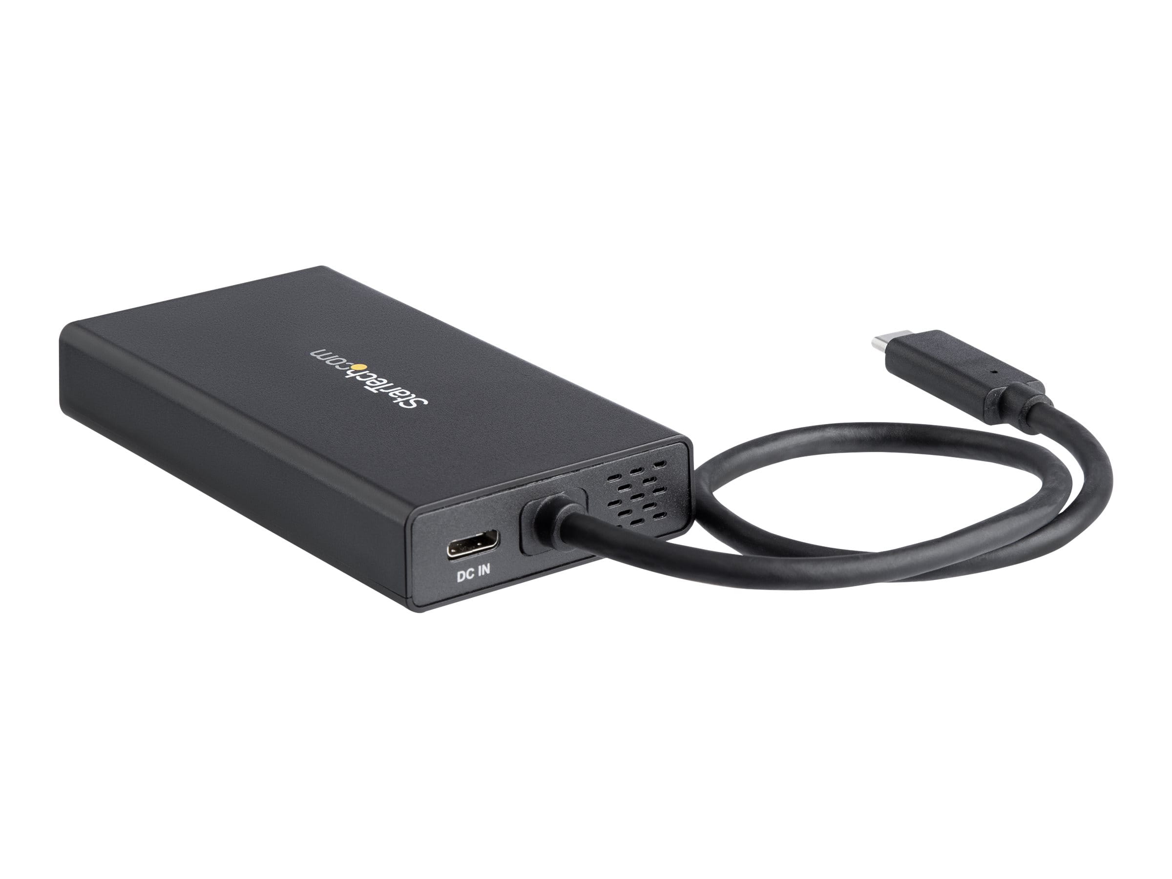 StarTech.com USB-C Multiport Adapter - USB-C Tragbare Docking station mit 4k HDMI - 60W Power Delivery Pass-Through, GbE, 2x USB-A 3.0 Hub - Tragbares Mini USB Typ-C Dock für Laptop (DKT30CHPD)