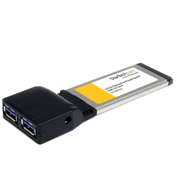 StarTech.com 2 Port USB 3.0 ExpressCard mit UASP Unterstützung - USB 3.0 Schnittstellenkarte für Laptop - USB 3.0 A (Buchse)