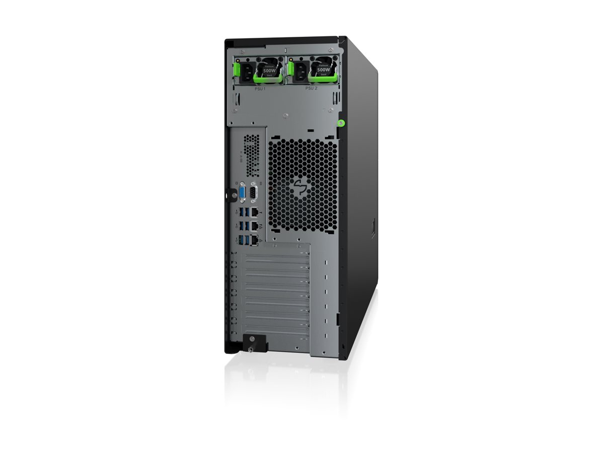 Fsas Technologies Fujitsu PRIMERGY TX1330 M6 - Server - UCFF - 1 x Xeon E-2488 / 3.2 GHz - RAM 32 GB - SATA/SAS - Hot-Swap 6.4 cm (2.5")