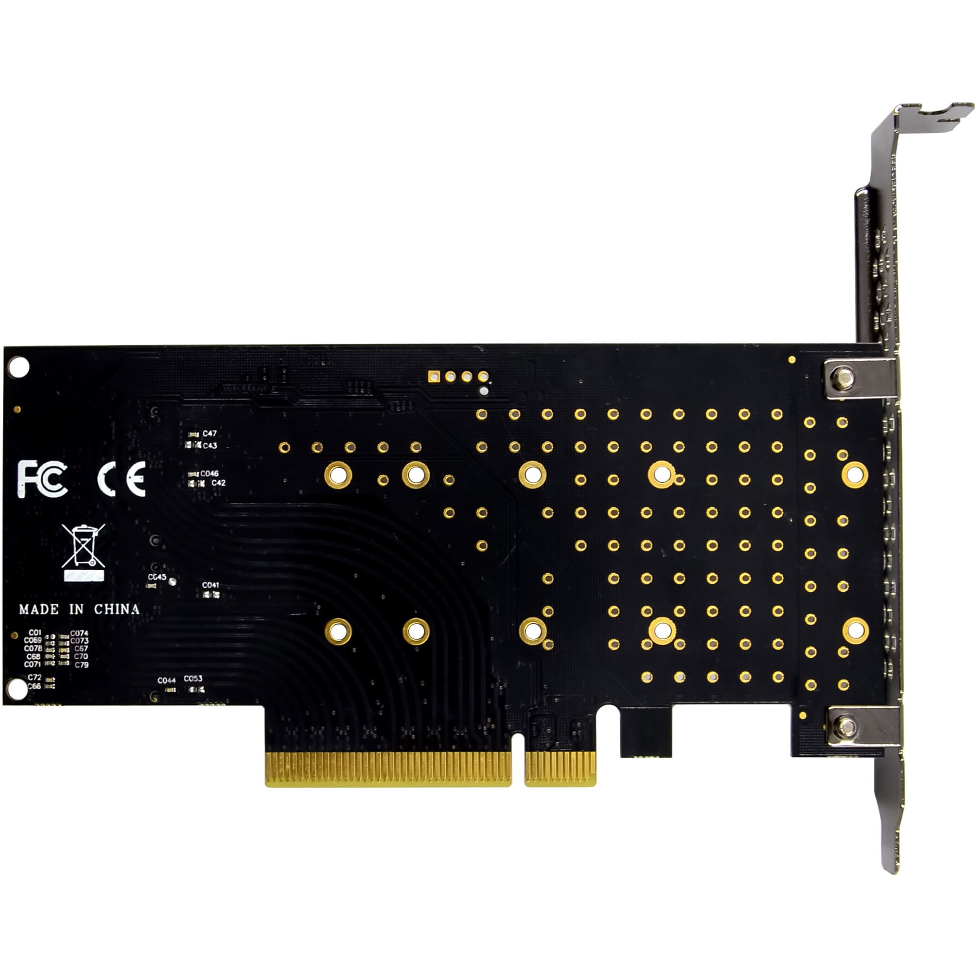InLine PCIe Karte zu 2x intern NVMe M.2 Key M – Bifurcation - PCIe x8