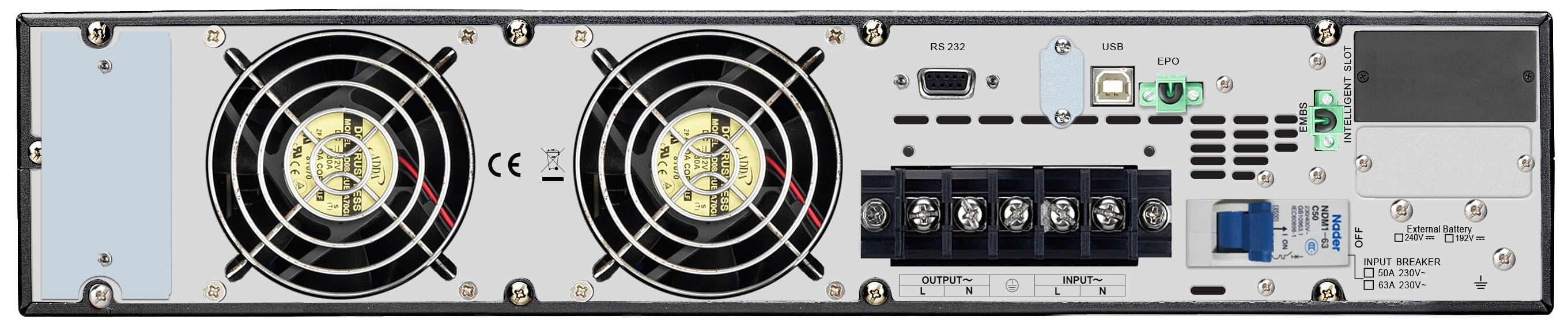 APC Easy UPS SRV SRV10KRI - USV (Rack - einbaufähig) - Online-USV