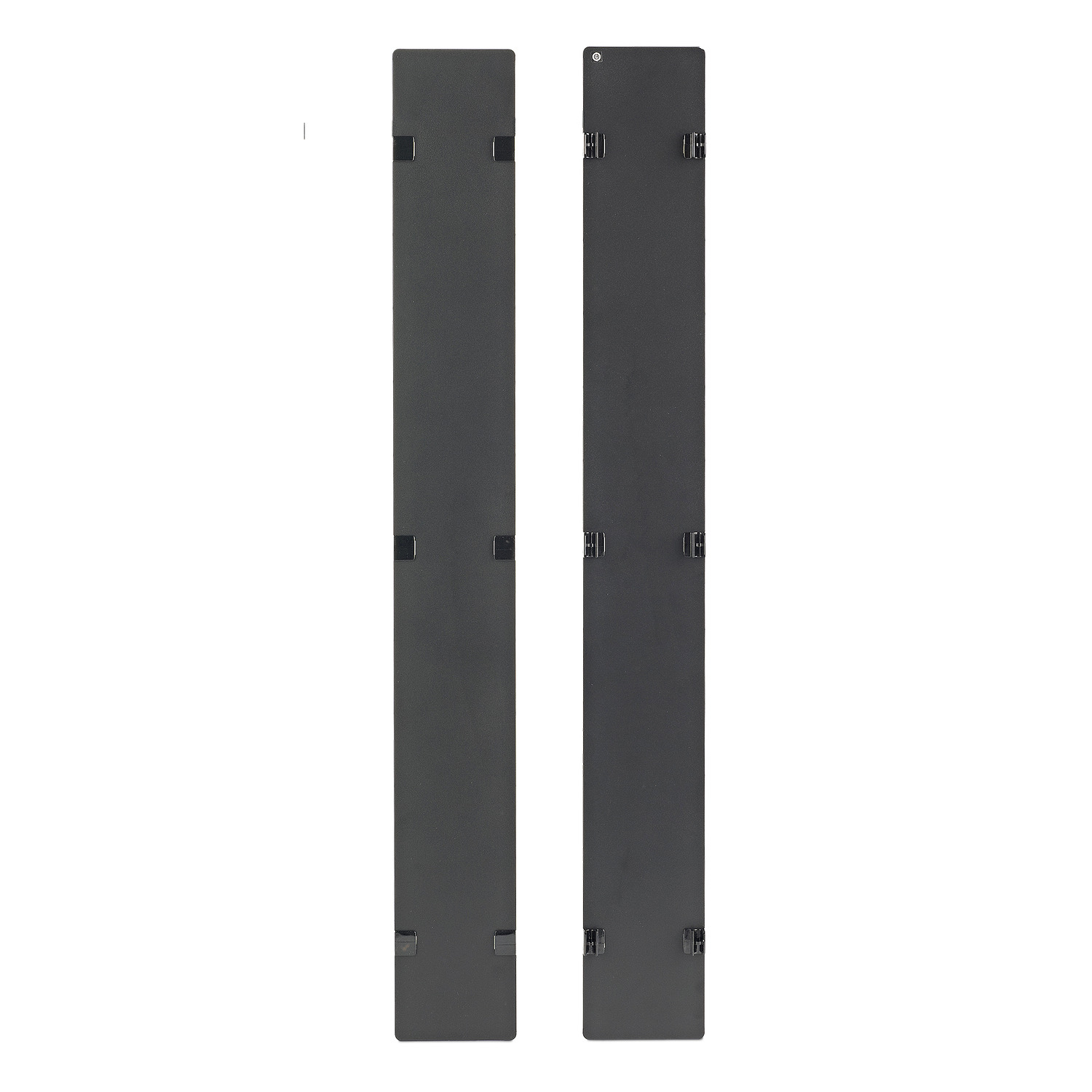 APC Rack-Kabelführungskonsolen-Abdeckung - Schwarz - 42HE - TAA-konform (Packung mit 2)