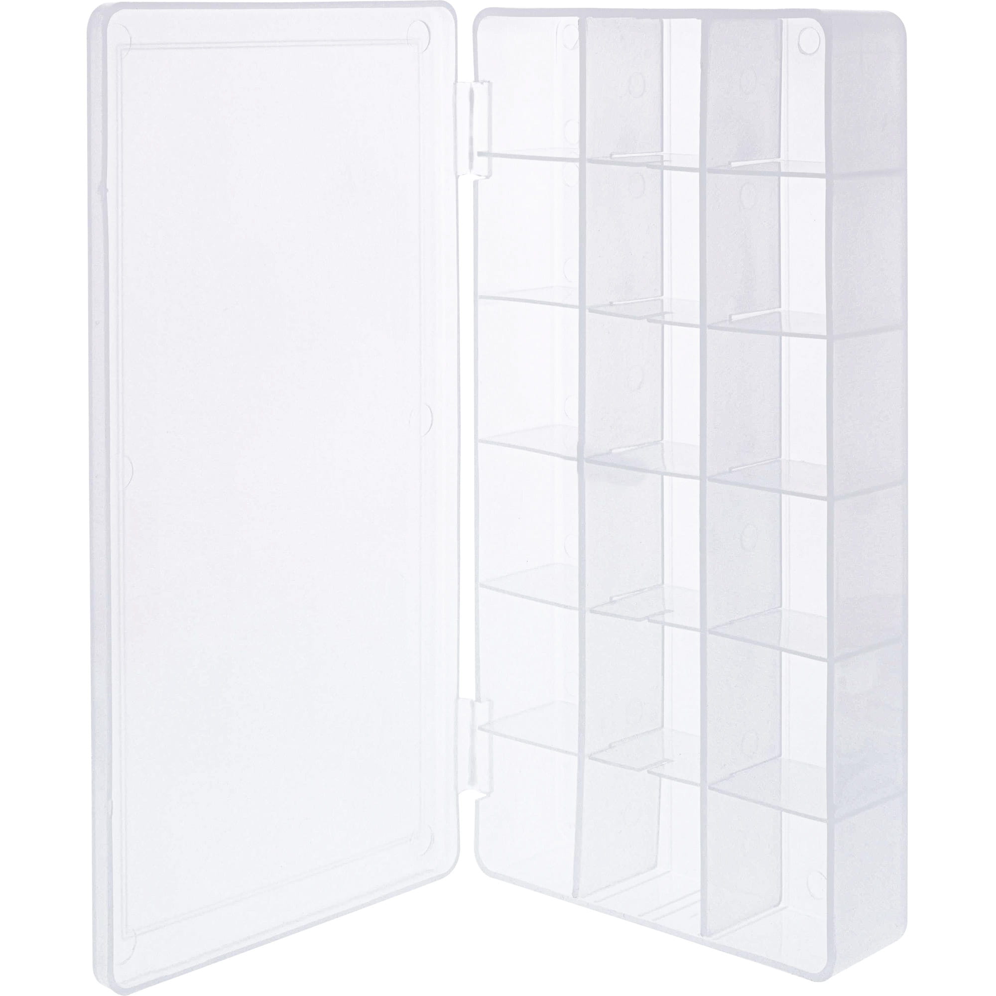 InLine Kleinteilebox - 18 Fächer - Abmessungen: 213x114x35mm - transparent