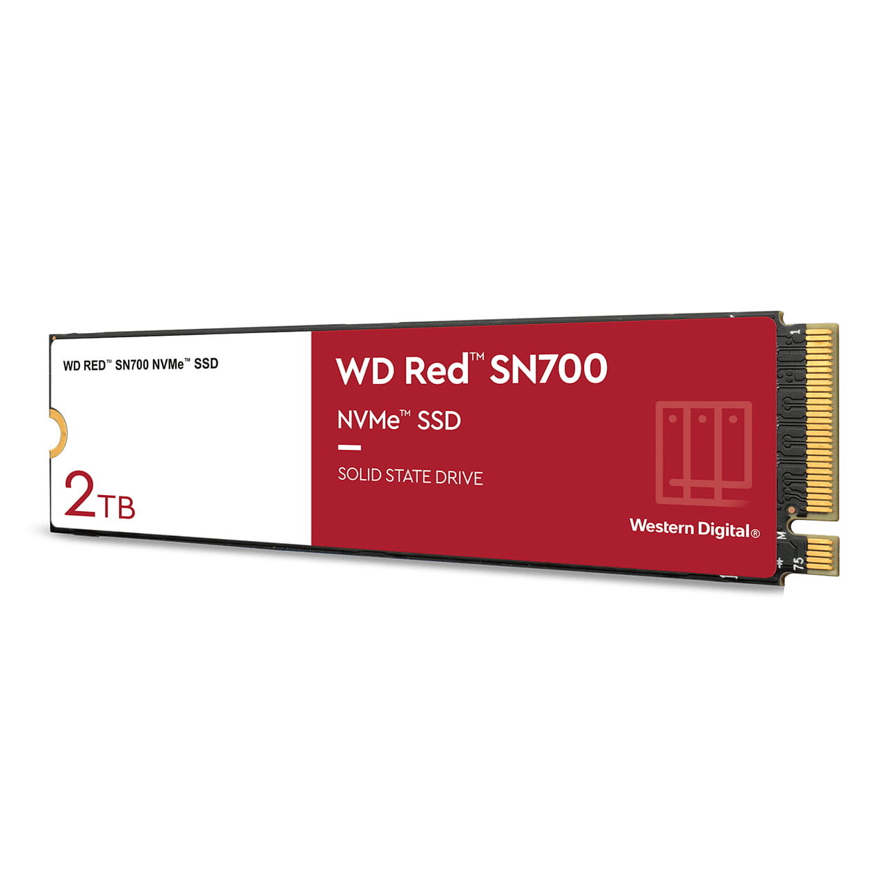 WD Red SN700 WDS200T1R0C-68BDK0 - SSD - 2 TB - intern - M.2 2280 - PCIe 3.0 x4 (NVMe)