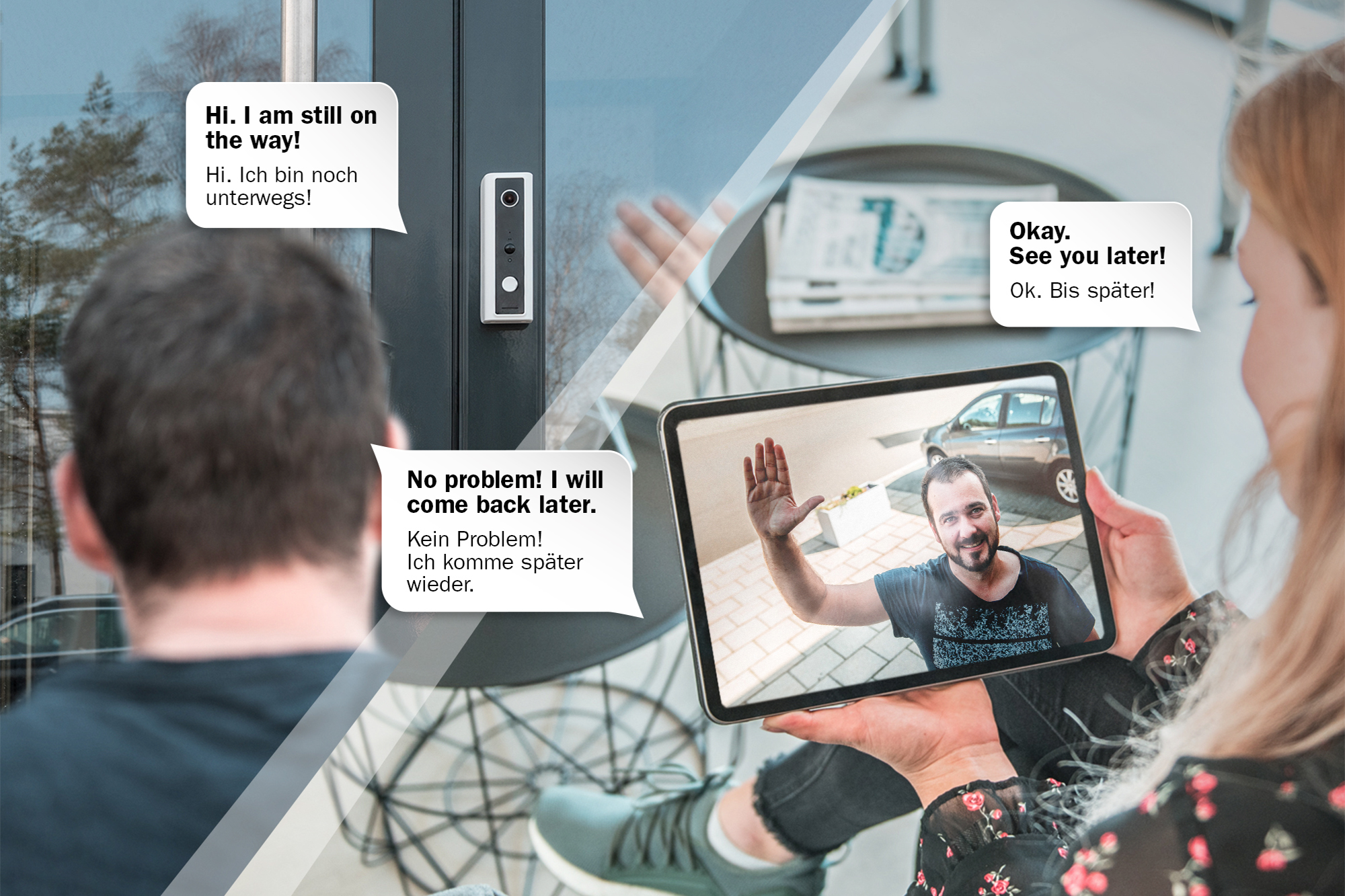 DIGITUS Smarte Türklingel mit Glocke - mit