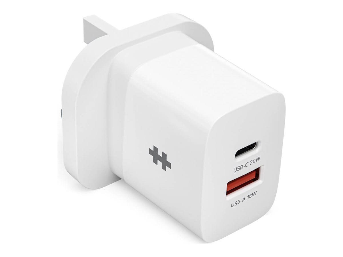 Targus HyperJuice - Netzteil - 3.1 A - PD - 2 Ausgabeanschlussstellen (USB, USB-C)