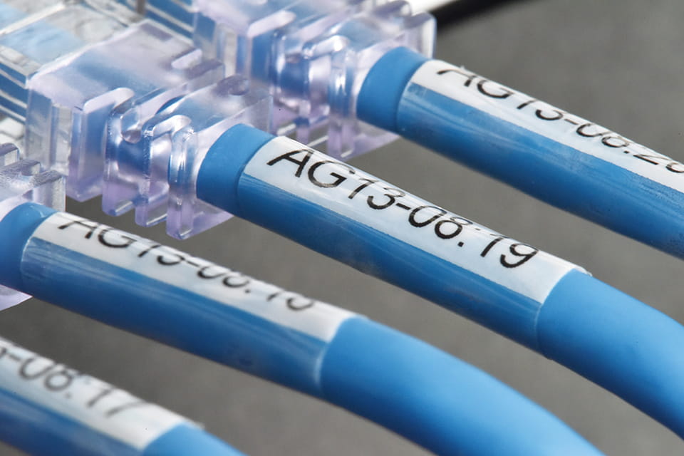 Brother TZe-SL251 - Selbstklebend - Schwarz auf Weiß - Rolle (2,4 cm x 8 m)