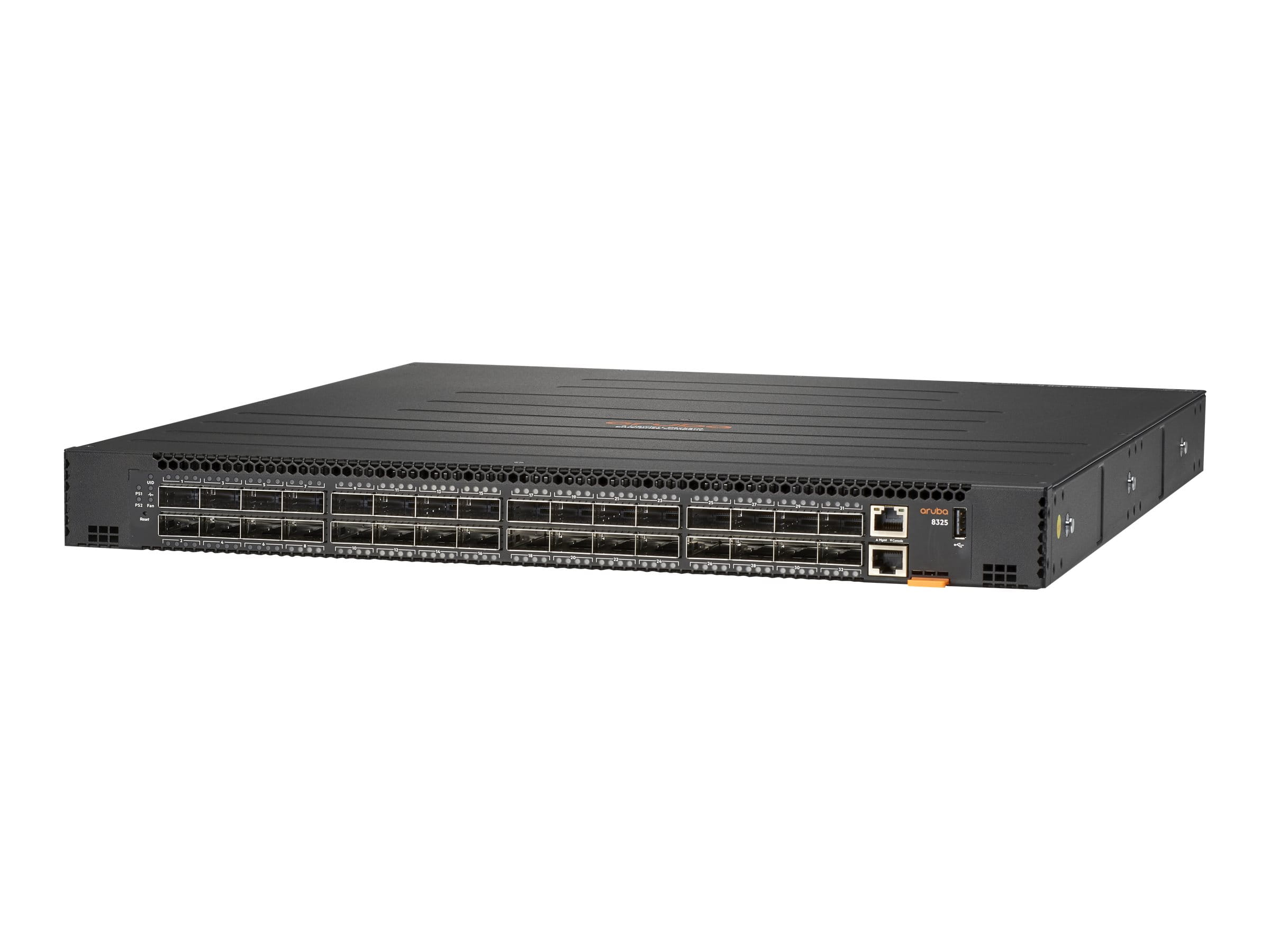 HPE Aruba Networking 8325-32C - Switch - L3 - managed - 32 x 100 Gigabit QSFP28 / 40 Gigabit QSFP+