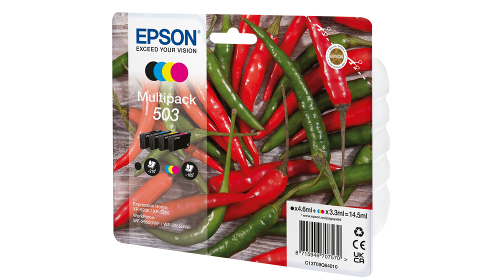 Epson 503 Multipack - 4er-Pack - Schwarz, Gelb