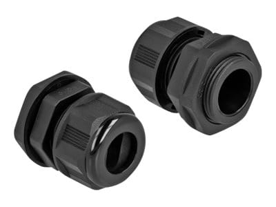 Delock Kabelverschraubung - Schwarz (Packung