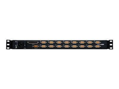 Tripp Eaton Tripp Lite Series 16-Port Rack Console KVM Switch 19" LCD PS2/USB Cables 1U - KVM-Konsole mit KVM-Switch - 16 Anschlüsse - 48.3 cm (19")