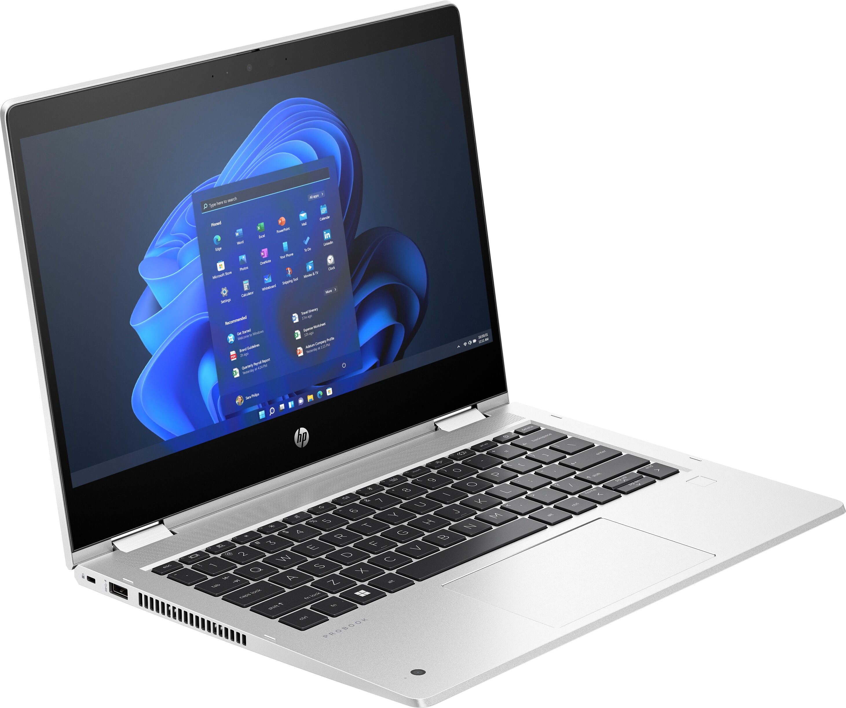 HP Pro x360 435 G10, AMD Ryzen™ 5, 2 GHz, 33,8 cm (13.3"), 1920 x 1080 Pixel, 16 GB, 256 GB