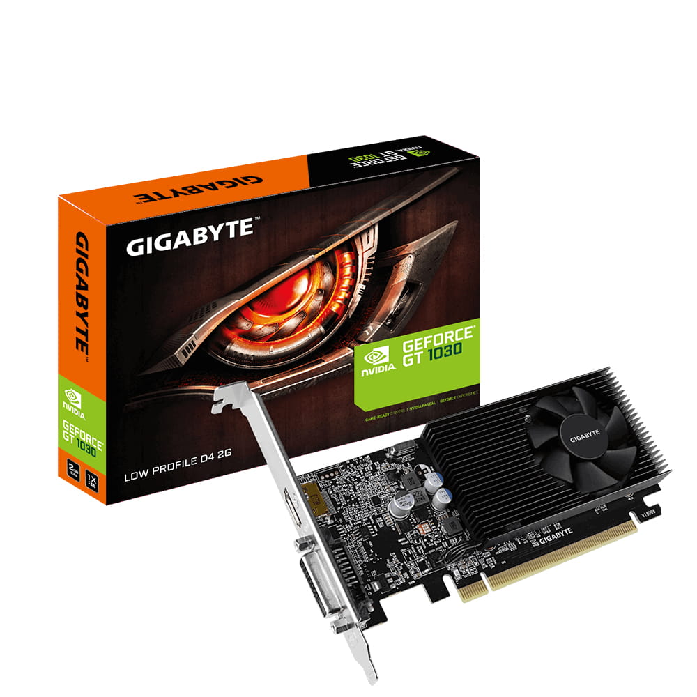 Gigabyte GT 1030 Low Profile D4 2G - Grafikkarte