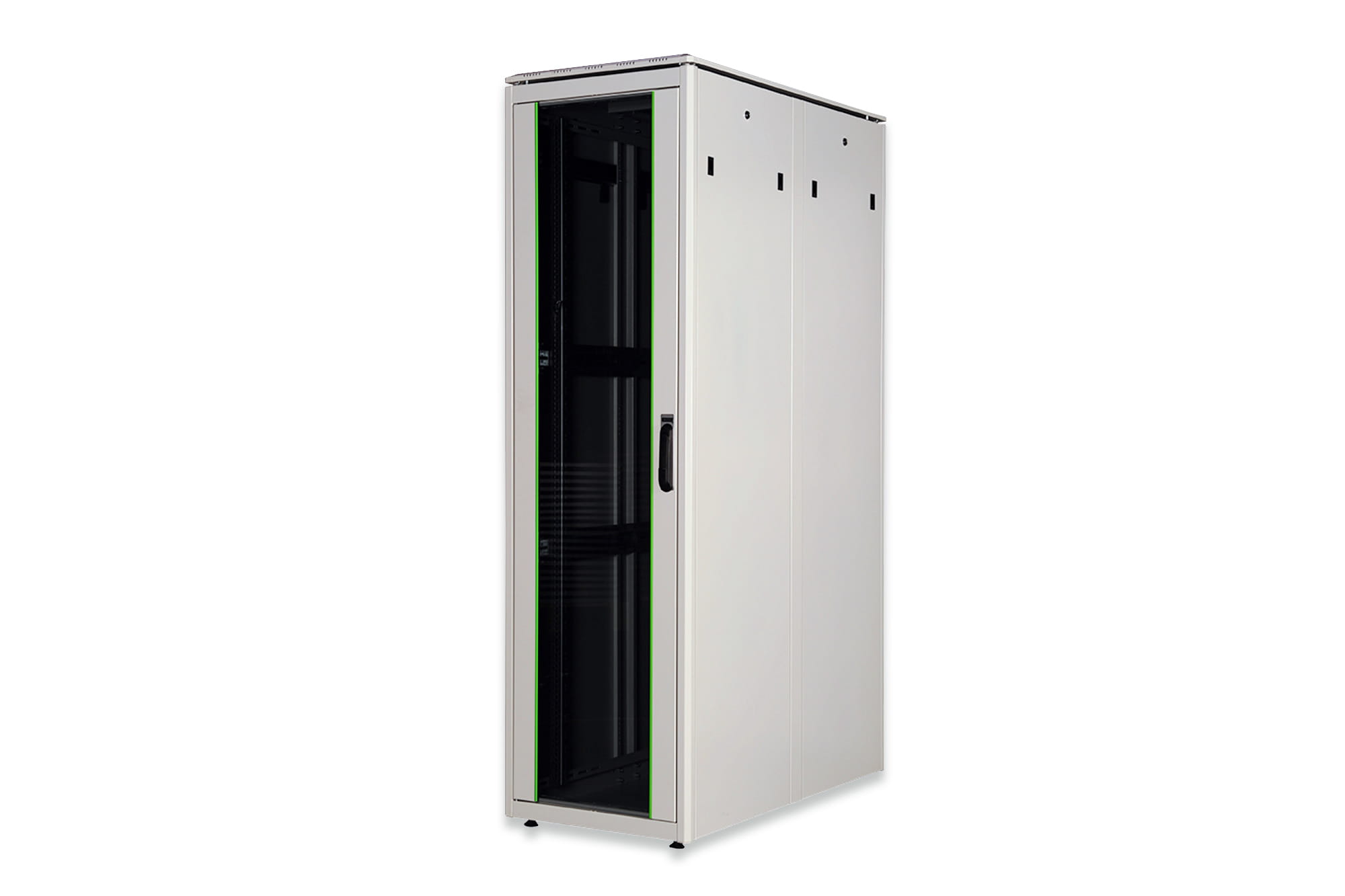 DIGITUS Professional Unique DN-19 47U-6/12-1 - Schrank Netzwerkschrank - Grau, RAL 7035 - 47U - 48.3 cm (19")