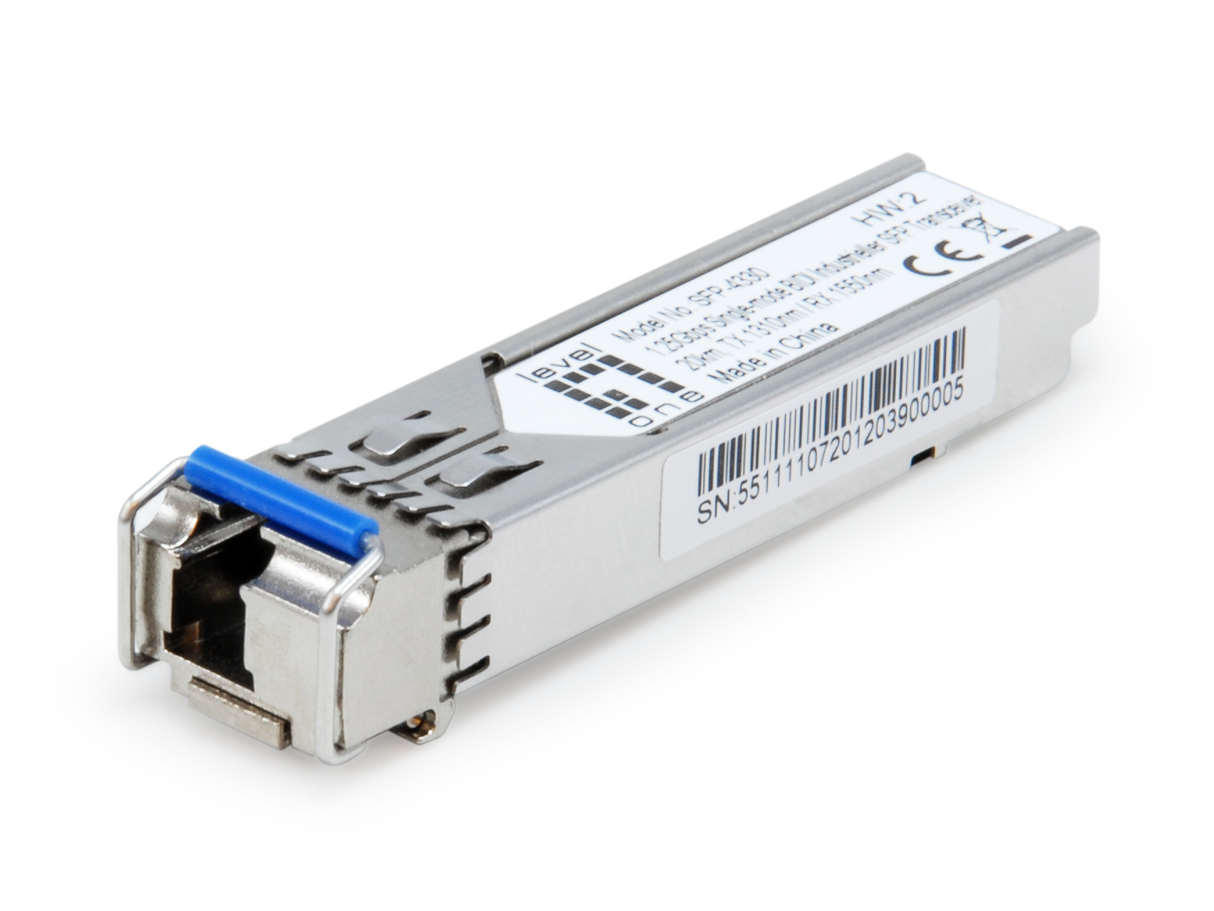 LevelOne Infinity SFP-4330 - SFP (Mini-GBIC)-Transceiver-Modul - 1GbE - LC Single-Modus - bis zu 20 km - 1310 (TX)