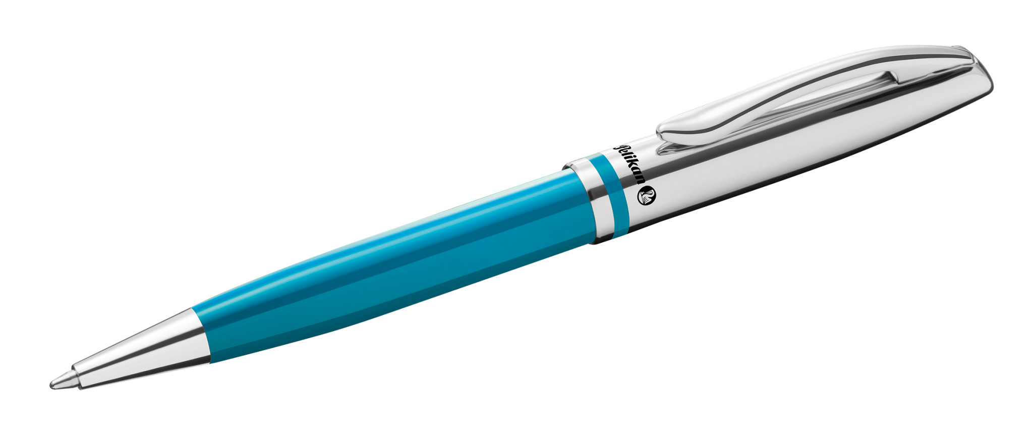 Pelikan Jazz Classic K35, Clip, Kugelschreiber mit Druckeinzugsmechanik, Nachfüllbar, Blau, 1 Stück(e), Medium