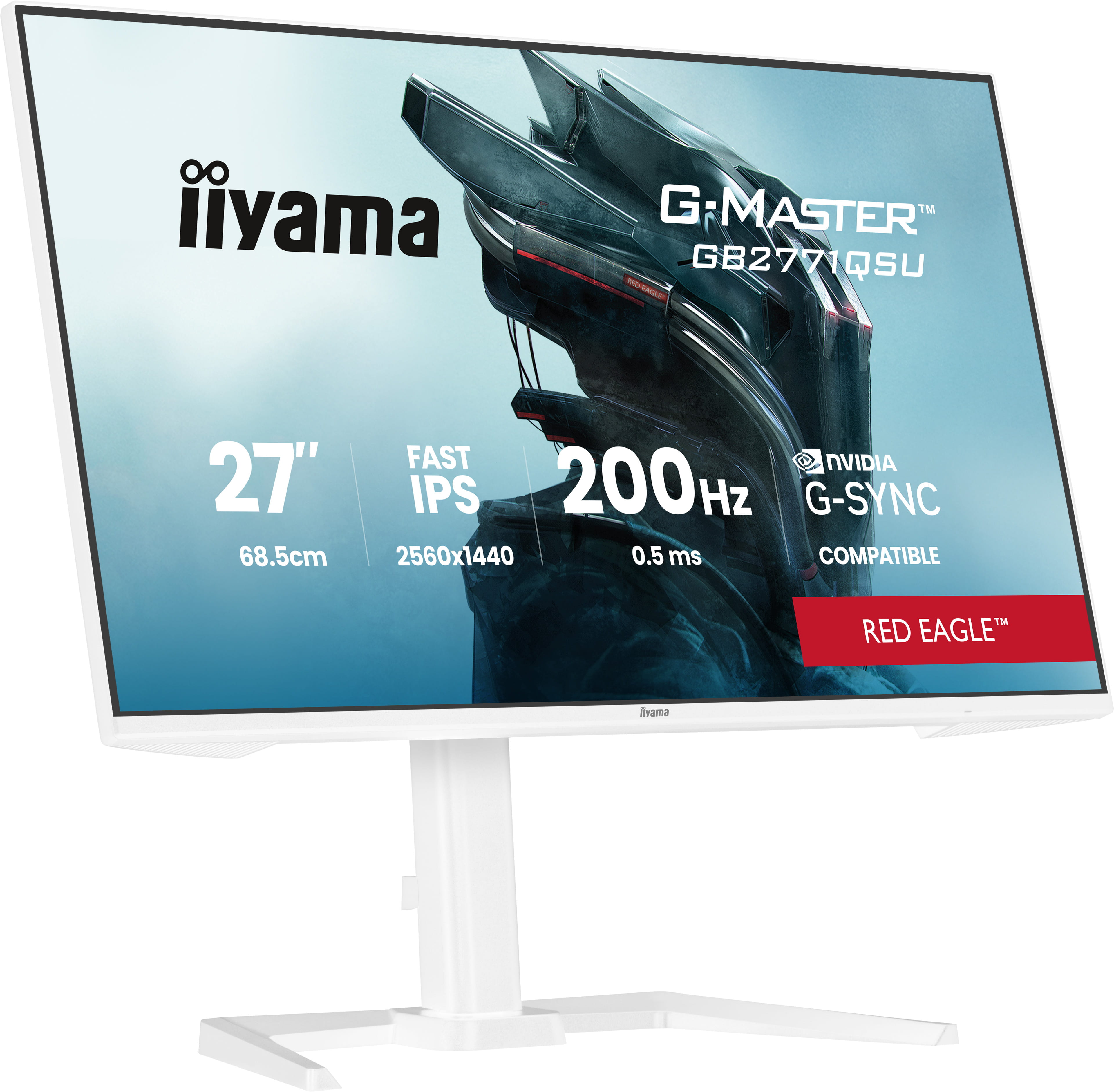 Iiyama G-MASTER Red Eagle GB2771QSU-W1 - LCD-Monitor - 68.6 cm (27")