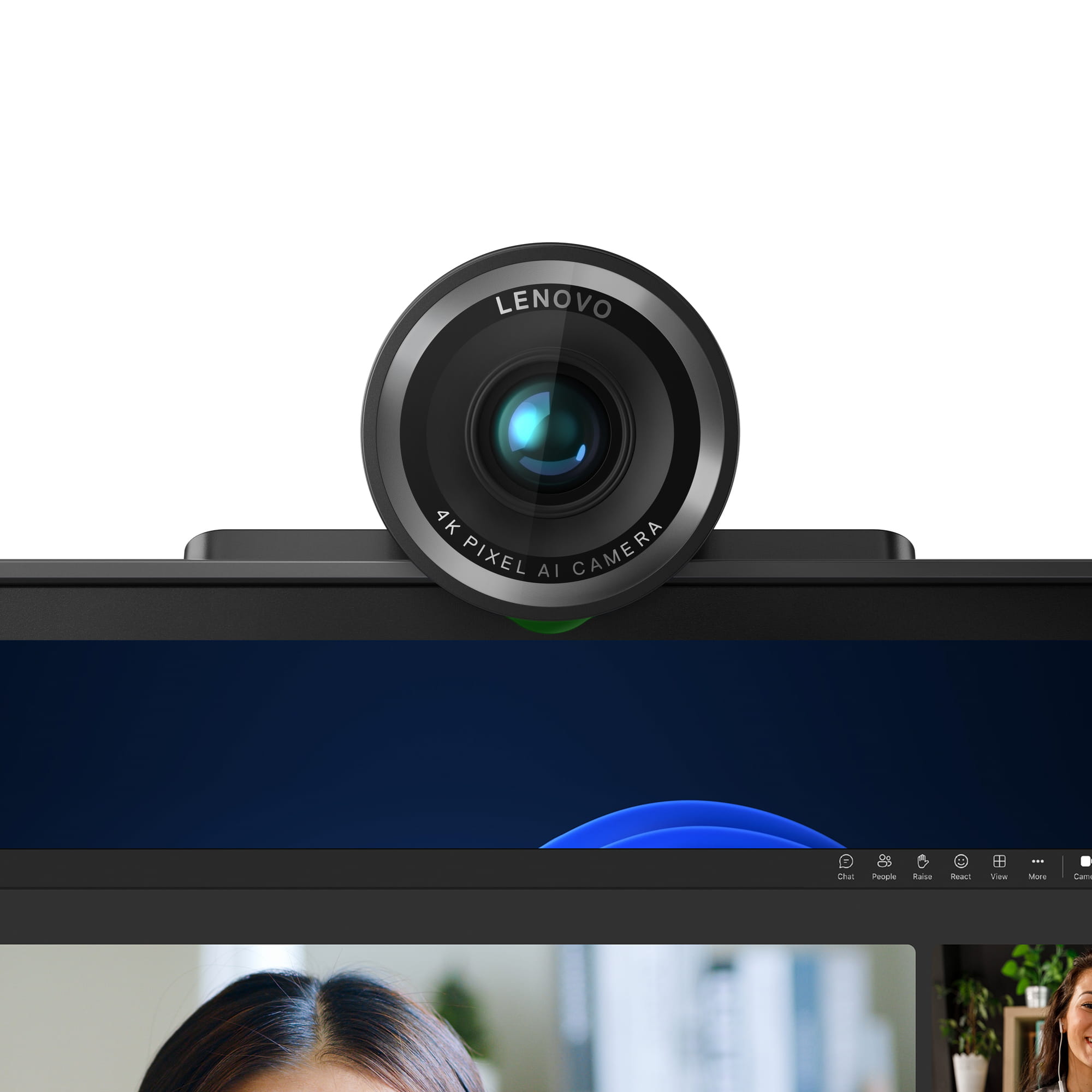 Lenovo 4K Pro - Webcam - Farbe - 3840 x 2160