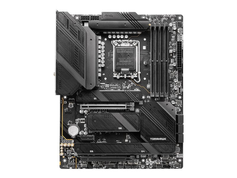 MSI MAG Z790 Tomahawk WIFI - Motherboard - ATX - LGA1700 Sockel - Z790 Chipsatz - USB-C 3.2 Gen 2x2, USB 3.2 Gen 2, USB 3.2 Gen 1, USB-C 3.2 Gen2 - 2.5 Gigabit LAN, Wi-Fi 6E, Bluetooth - Onboard-Grafik (CPU erforderlich)