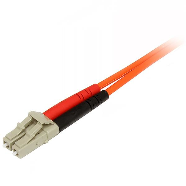 StarTech.com 3m Fiber Optic Cable - Multimode Duplex 50/125 - LSZH - LC/SC - OM2 - LC to SC Fiber Patch Cable - Netzwerkkabel - LC Multi-Mode (M)