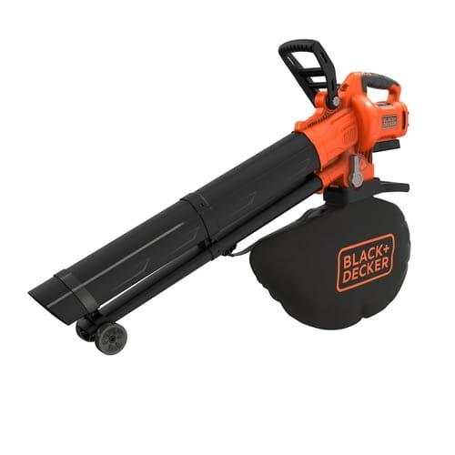 Black & Decker BCBLV36B, Handgehaltenes Gebläse, 270 km/h, 510 m³/h, Blasen/saugen, 45 l, Schwarz, Orange