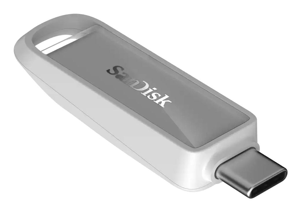 SanDisk Phone Drive, 512 GB, USB Typ-C, 3.2 Gen 1 (3.1 Gen 1), 150 MB/s, Ohne Deckel, Weiß