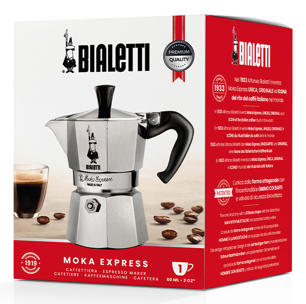 Bialetti Moka Express - Kaffeemaschine - 13 x