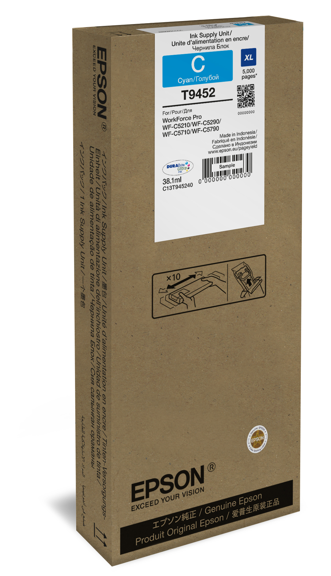 Epson T9452 - 38.1 ml - XL - Cyan - original
