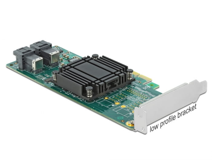 Delock PCI Express x8 Card to 2 x internal SFF-8643
