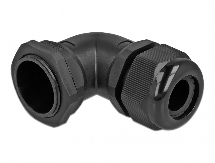 Delock Kabelverschraubung - Schwarz, RAL 9005
