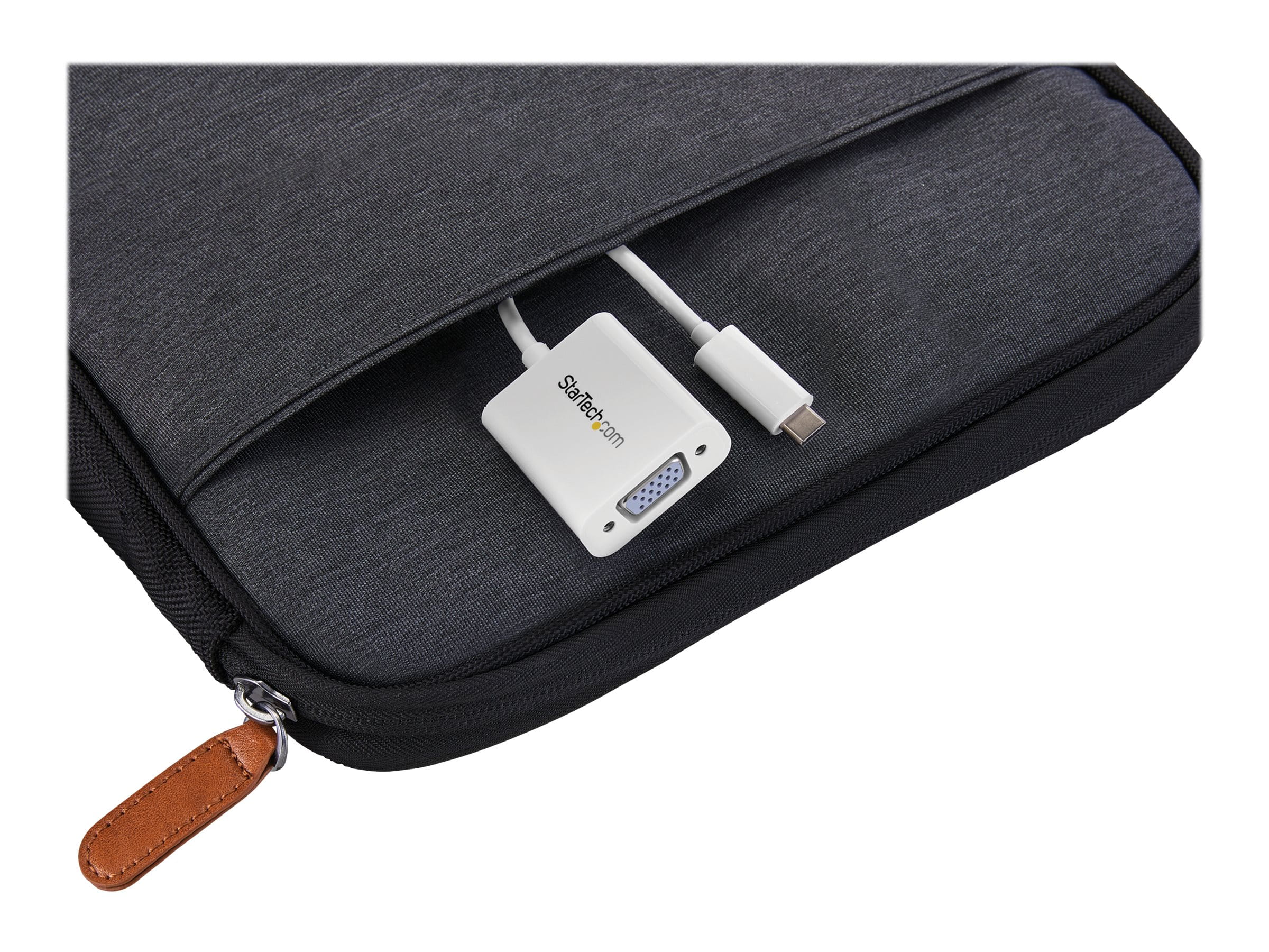 StarTech.com USB-C auf VGA Adapter - USB Typ-C zu VGA Video Konverter - Weiß - USB/VGA-Adapter - USB-C (M)