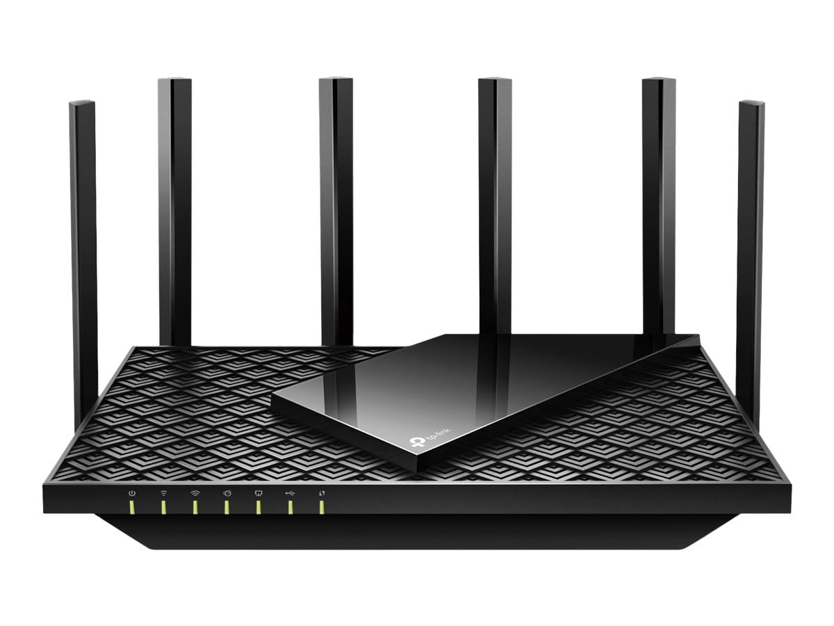 TP-LINK Archer AX5400 Dual-Band Gigabit Wi-Fi 6 Router, Wi-Fi 6 (802.11ax), Dual-Band (2,4 GHz/5 GHz), Ethernet/LAN, Schwarz, Tragbarer Router