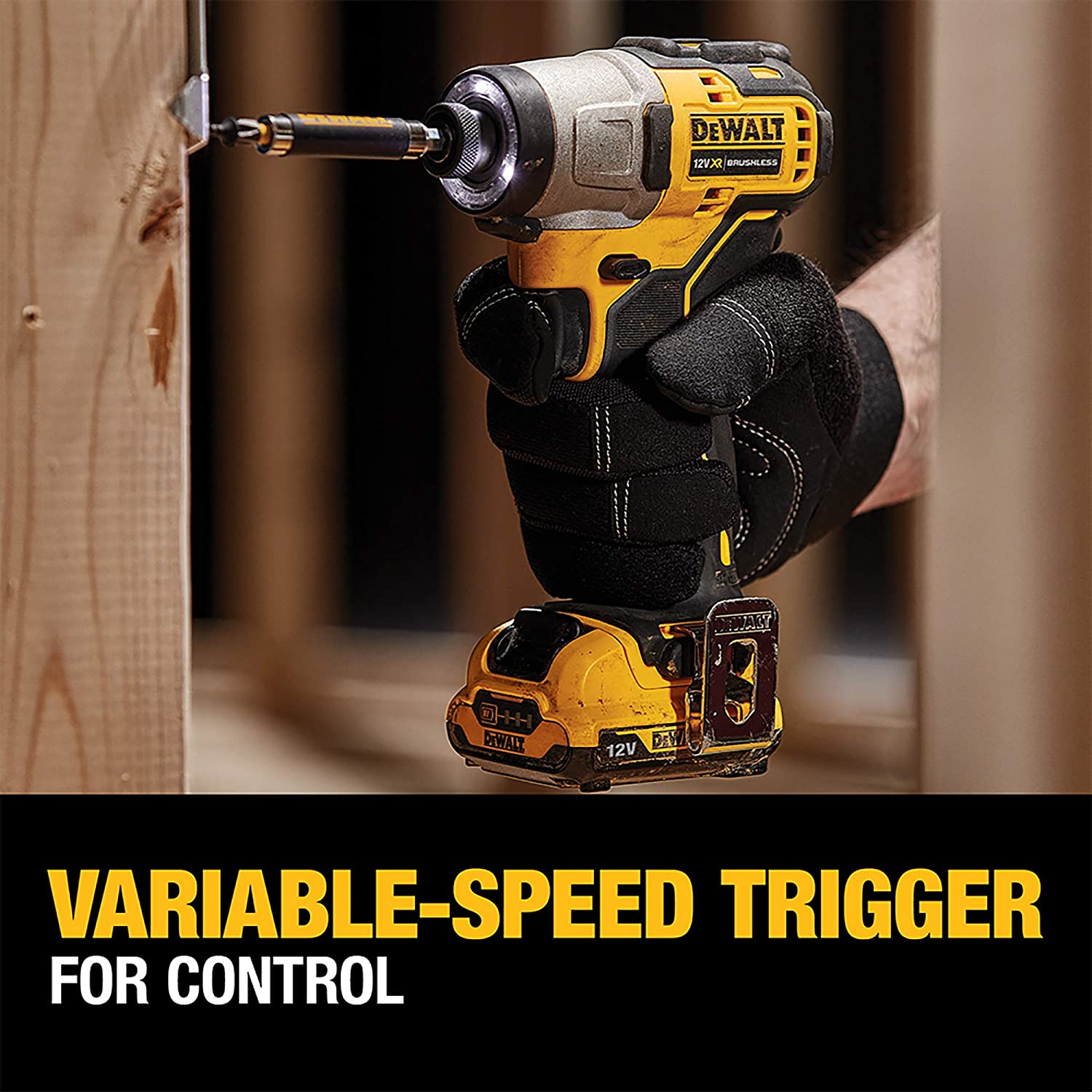 DEWALT DCF801D2-QW, Schlagschrauber, Pistolengriff, 163 Nm, 435 mm, 350 mm, 120 mm