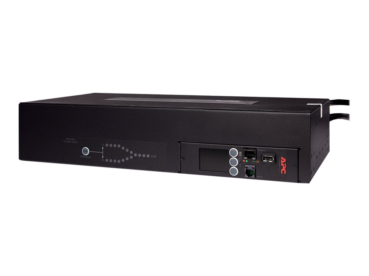 APC Rack Automatic Transfer Switch AP4453 - Redundant switch (Rack - einbaufähig)