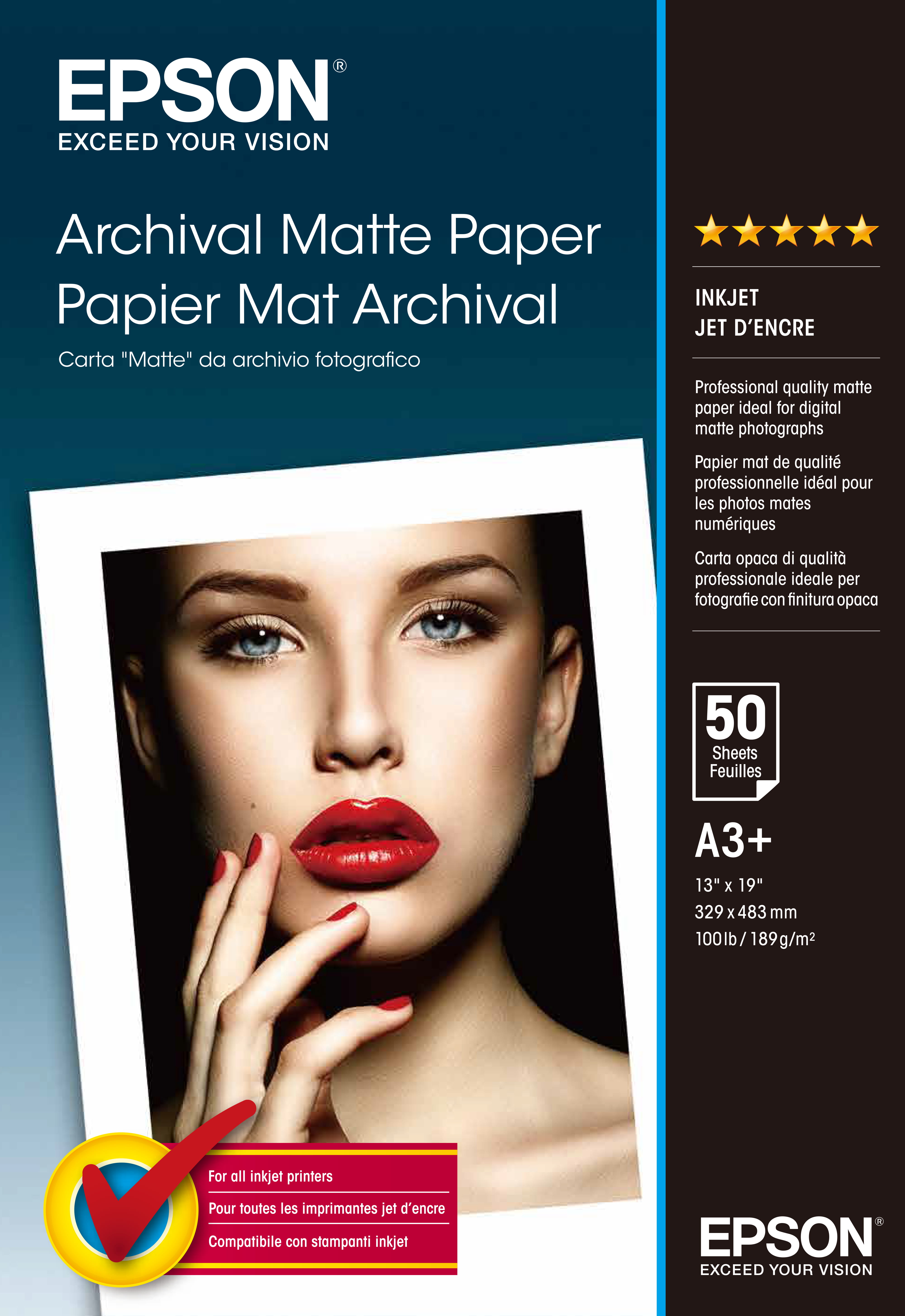 Epson Archival - Matt - Super A3/B (330 x 483 mm)