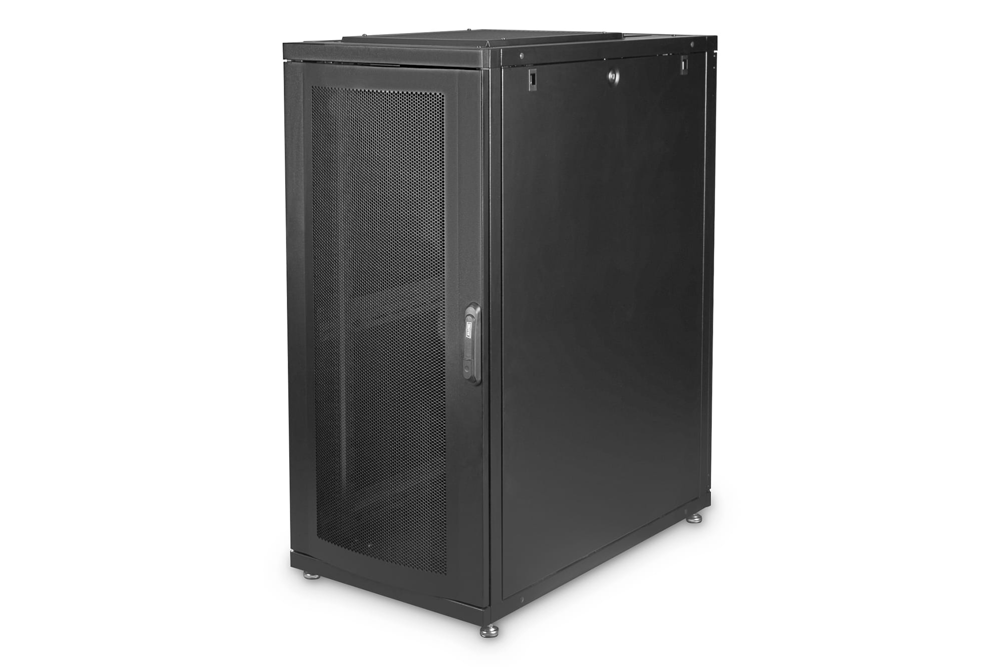 DIGITUS Schrank Netzwerkschrank - Schwarz, RAL 9005 - 26U - 48.3 cm (19")