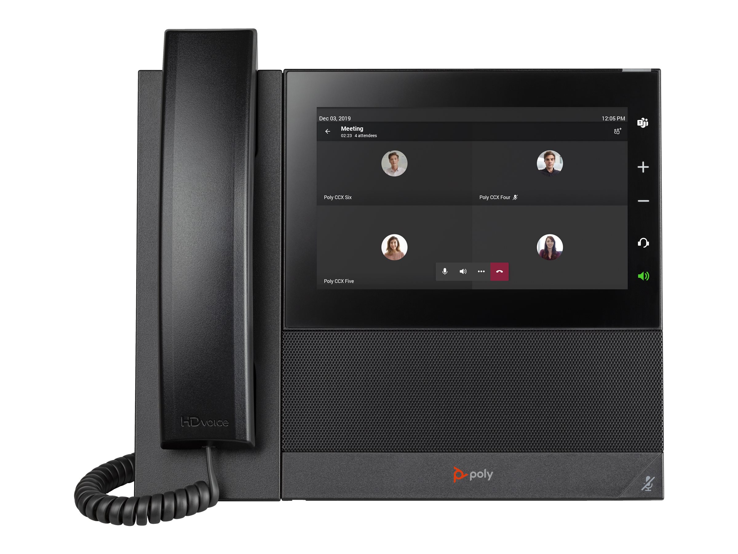 HP Poly CCX 600 - Für Microsoft Teams - VoIP-Telefon mit Rufnummernanzeige/Anklopffunktion