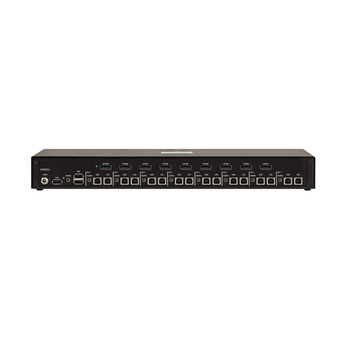 Tripp Secure KVM Switch, 8-Port, Single Head, DisplayPort to DisplayPort, 4K, NIAP PP4.0, Audio, CAC, TAA