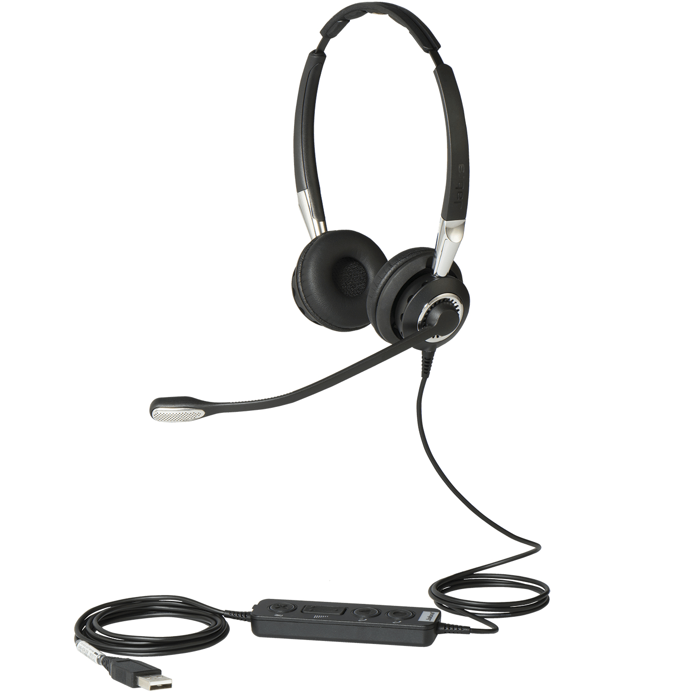 Jabra BIZ 2400 II USB Duo CC MS - Headset - On-Ear