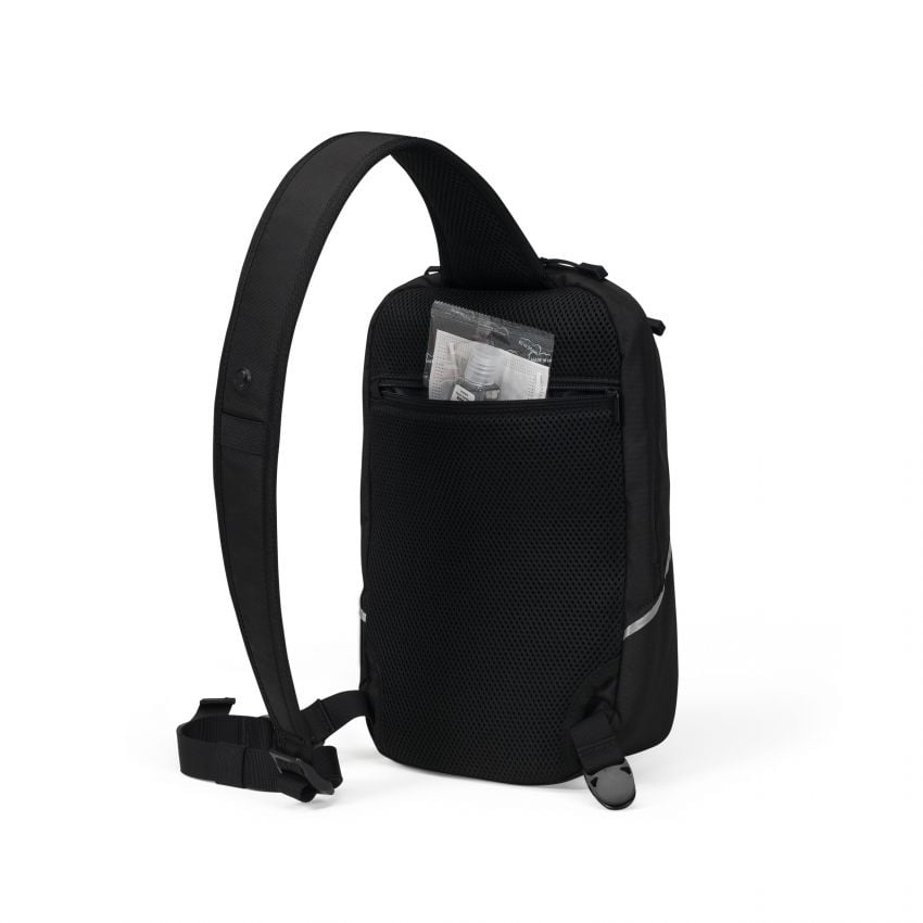 Dicota Reflective - Tragetasche für Tablet - 600D RPET - Schwarz - bis zu 32,8 cm (bis zu 12,9")