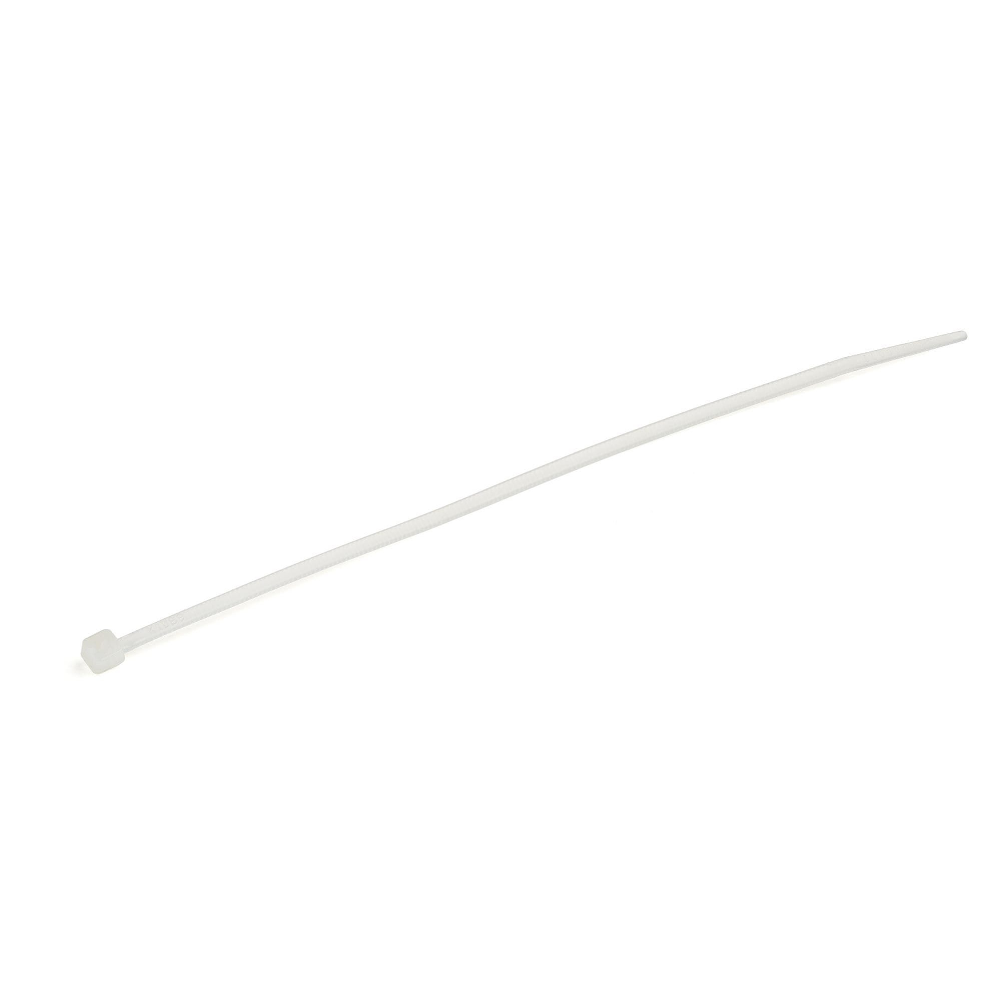 StarTech.com Kabelbinder - 152x3 mm, gebogene Spitze, weiß, 1000 Stück - Kabelbinder - 15.24 cm - weiß - TAA-konform (Packung mit 1000)
