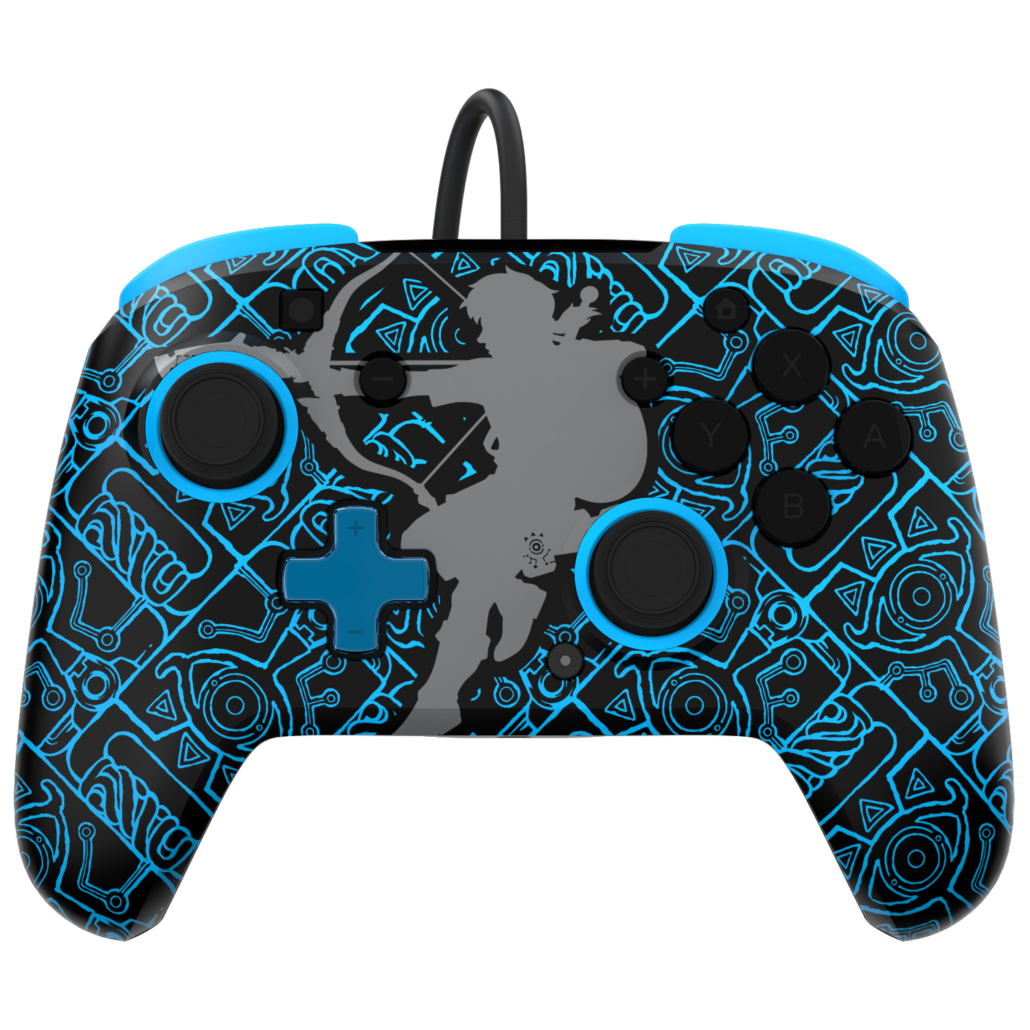 PDP Rematch: Sheikah Shoot, Gamepad, Nintendo Switch, Nintendo Switch Lite, Nintendo Switch OLED, D-Pad, Home button, Analog / Digital, Kabelgebunden, USB