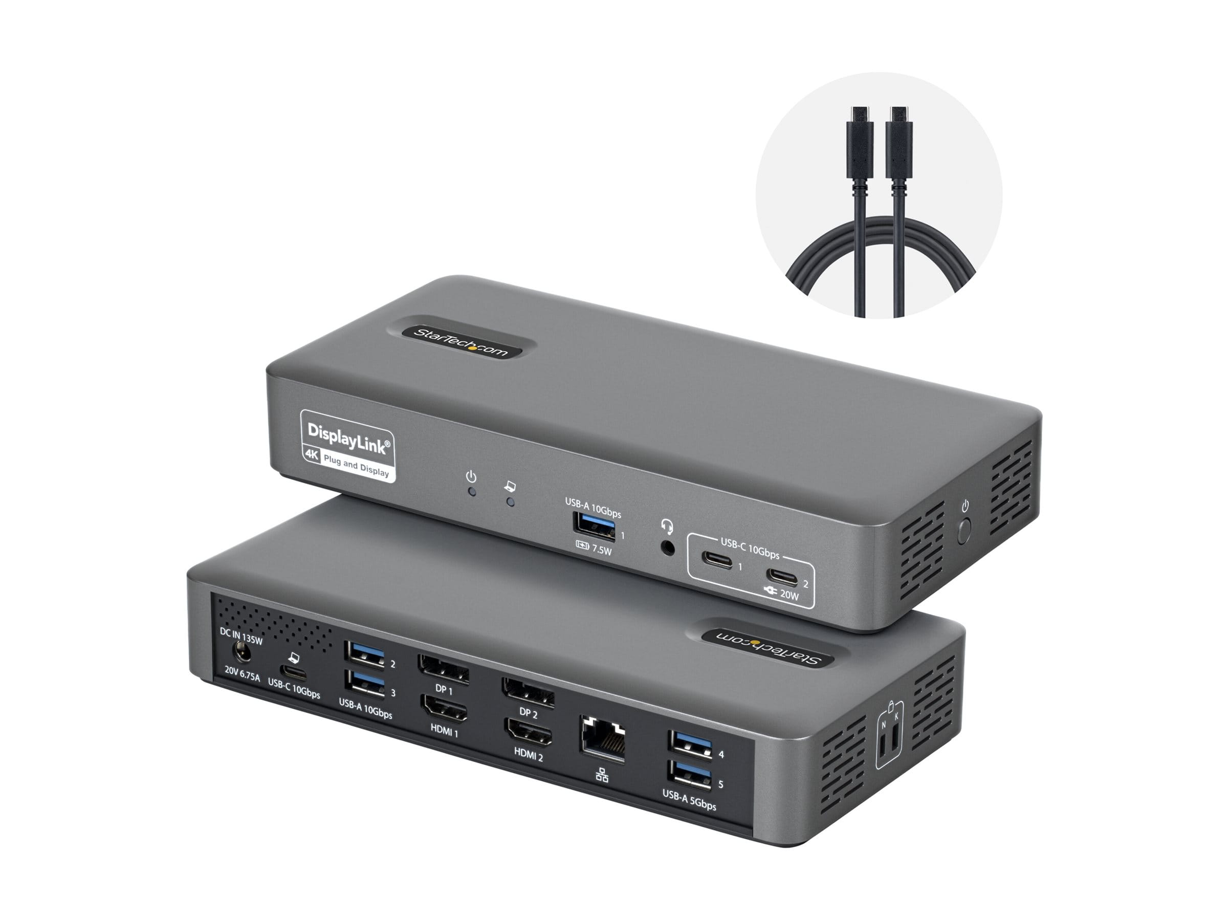 StarTech.com Startech - Dockingstation - USB-C 3.2 Gen 2