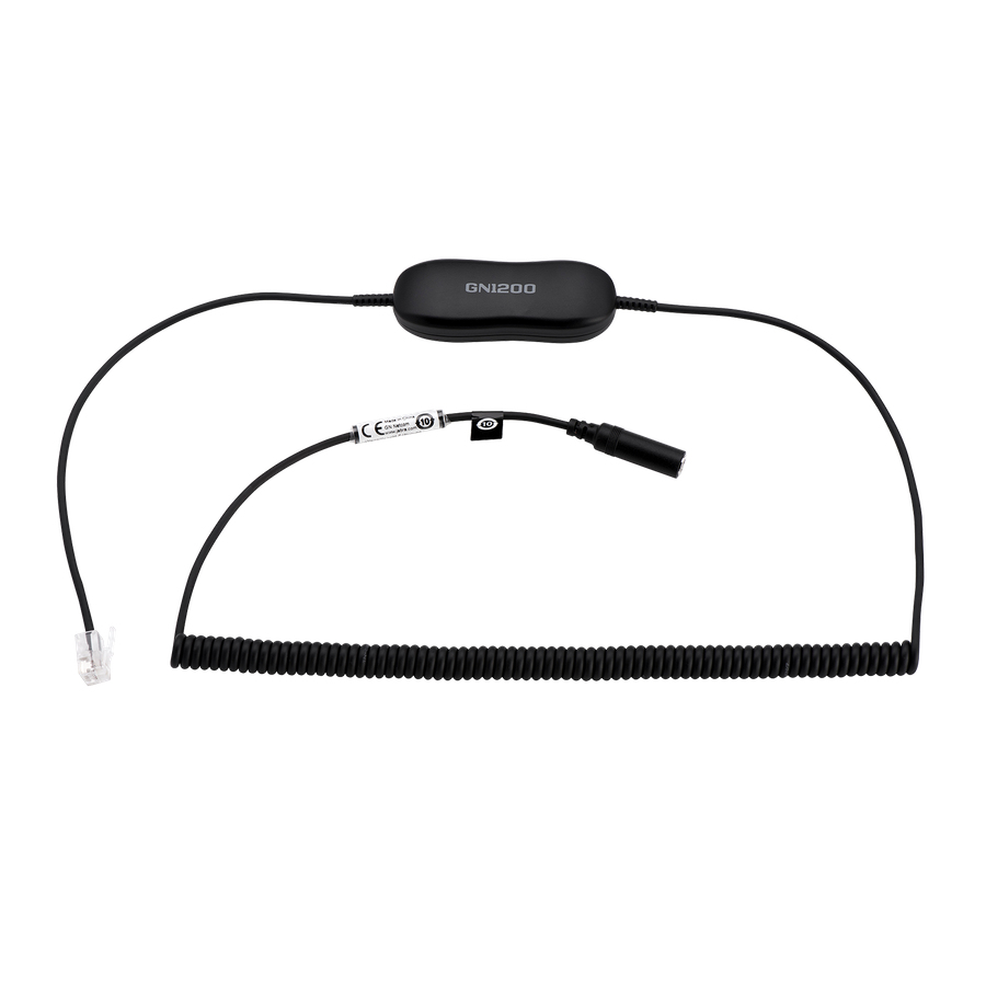 Jabra Anschlusskabel GN1200 3,5mm jack auf RJ