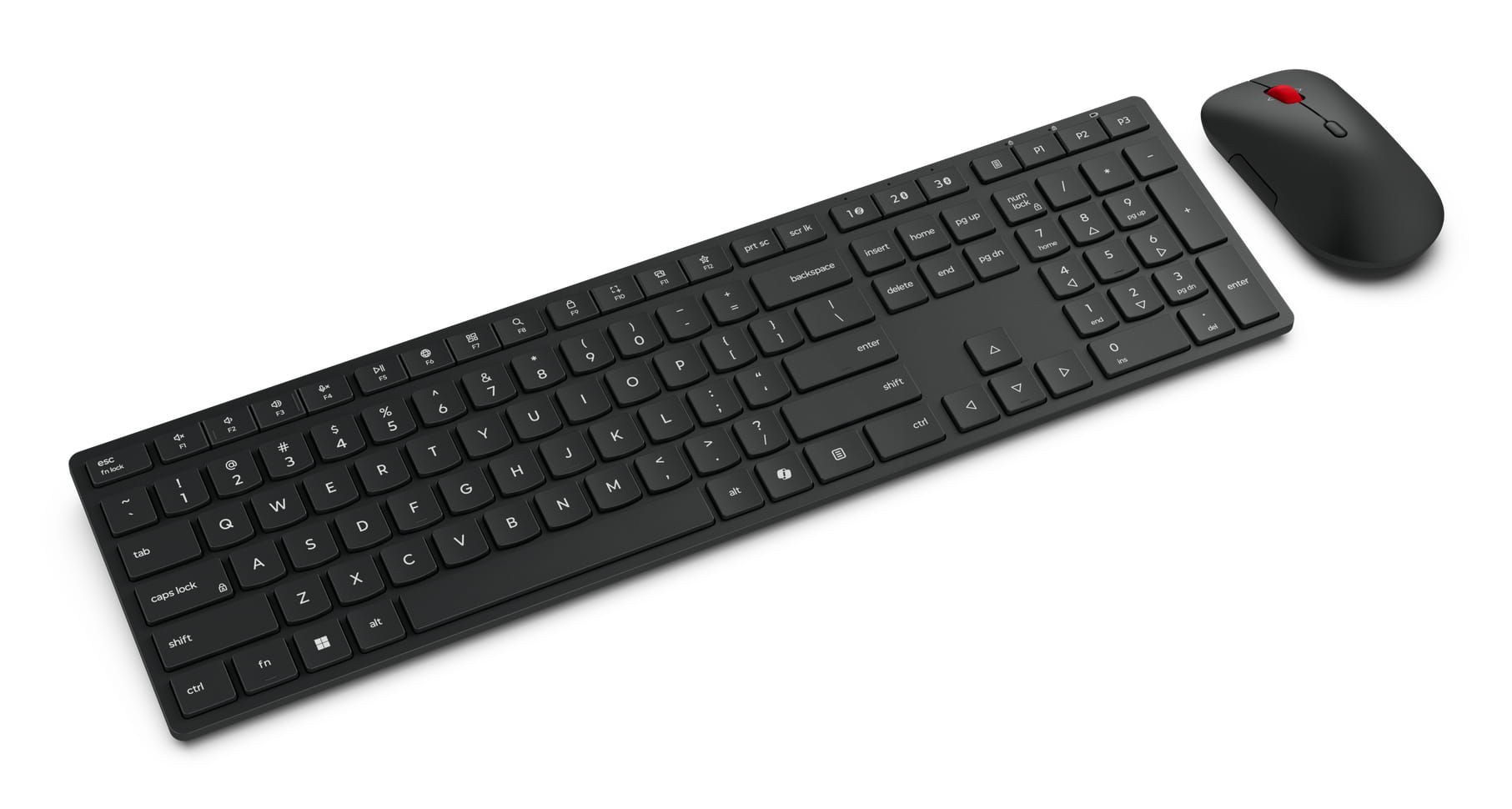 Lenovo 4X31S04811, Volle Größe (100%), Kabellos, RF Wireless + Bluetooth, Schwarz, Maus enthalten