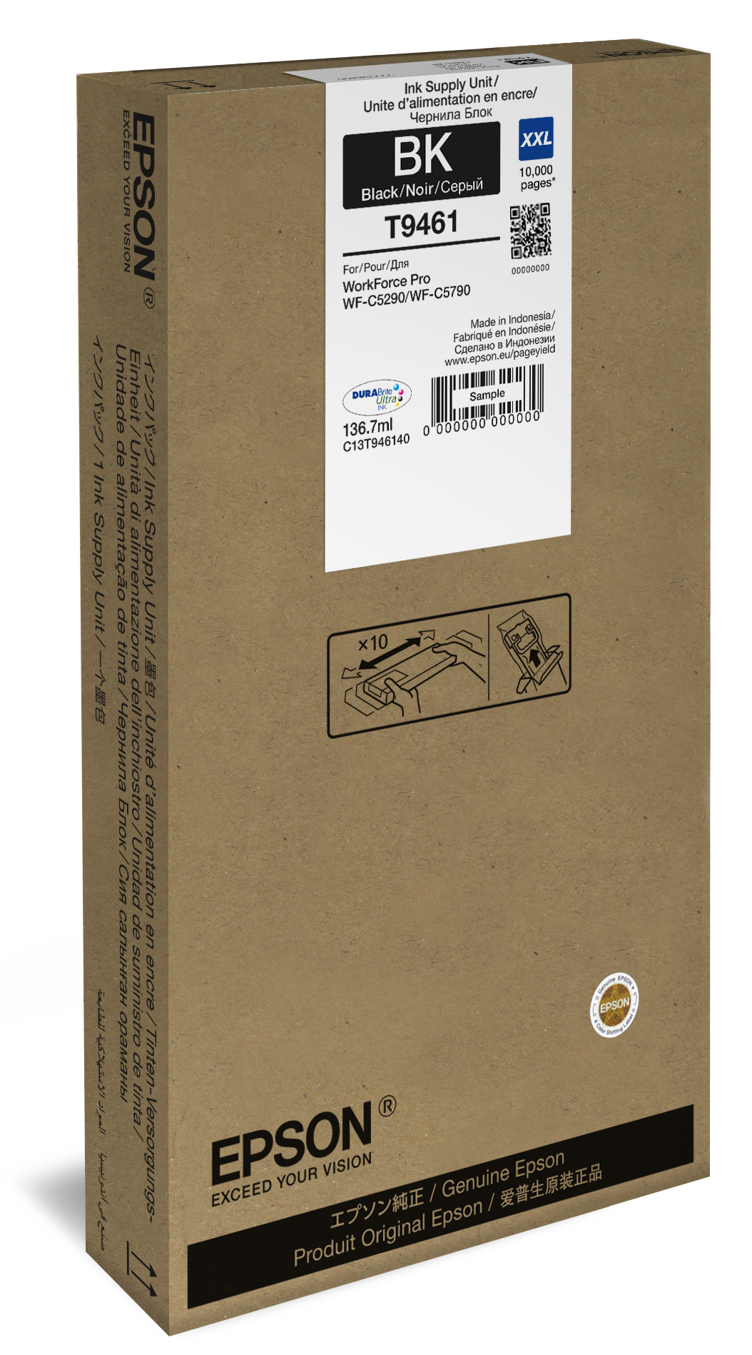 Epson T9461 - 136.7 ml - Größe XXL - Schwarz
