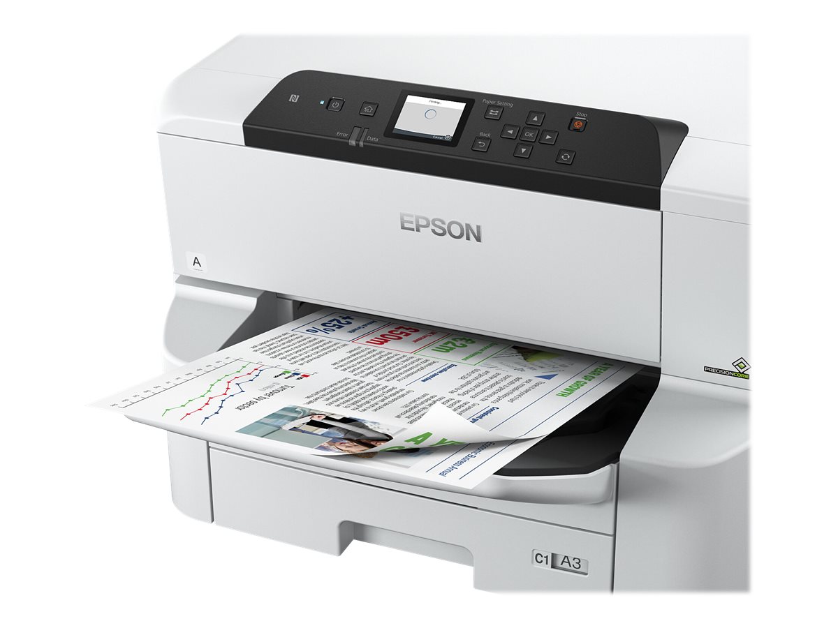 Epson WorkForce Pro WF-C8190DTW - Drucker - Farbe - Duplex - Tintenstrahl - A3 - 4800 x 1200 dpi - bis zu 35 Seiten/Min. (einfarbig)/