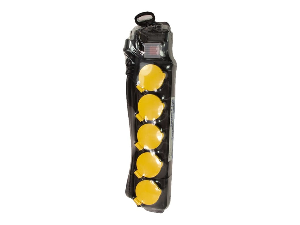 LogiLink Steckdosenleiste - Wechselstrom 250 V - 3680 Watt - Ausgangsanschlüsse: 5 (5 x Stecker CEE 7/3)