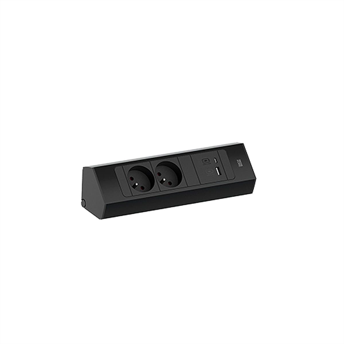 Bachmann CASIA 2 2xUTE 1xUSB A/C 22W AEH SW - Steckdosenleiste