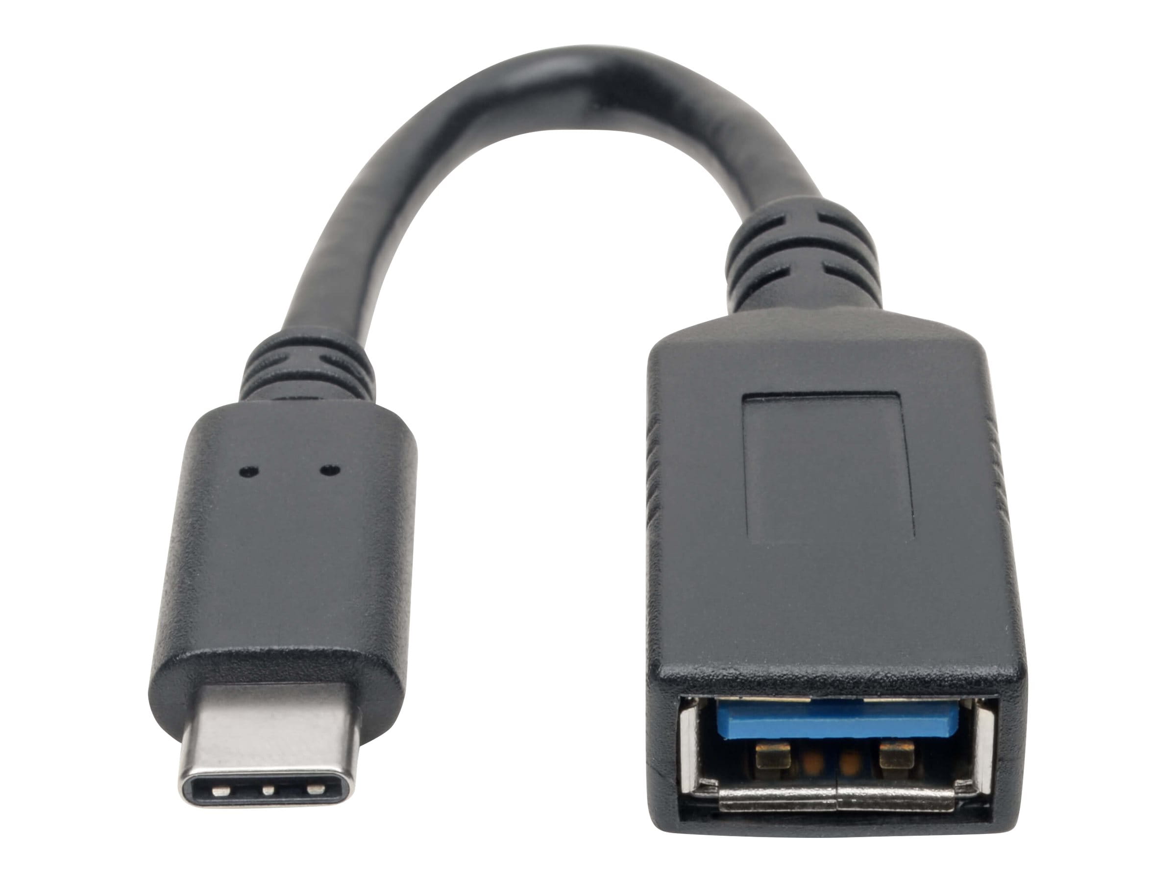 Tripp Eaton Tripp Lite Series USB Type-C to USB Type-A Adapter Cable, M/F, 3.1, Gen 1, 5 Gbps, USB-IF, 6 in. - Thunderbolt 3 - USB-Adapter - 24 pin USB-C (M)